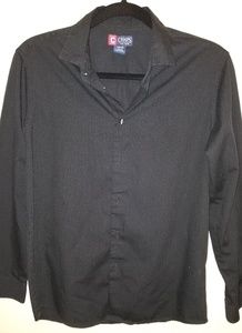 Chaps Button Up Dress Shirt EUC Youth 14-16 L